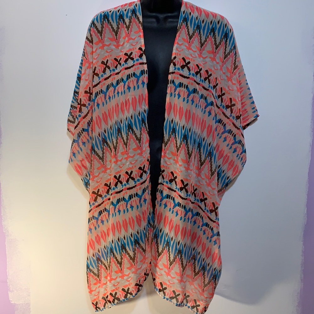 COPY - Op Fuzzy Peach Sheer Cover Up